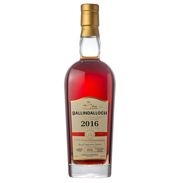 バリンダロッホ2016 ディスティレーションストレングスフィリング 9年 64% 700㎖