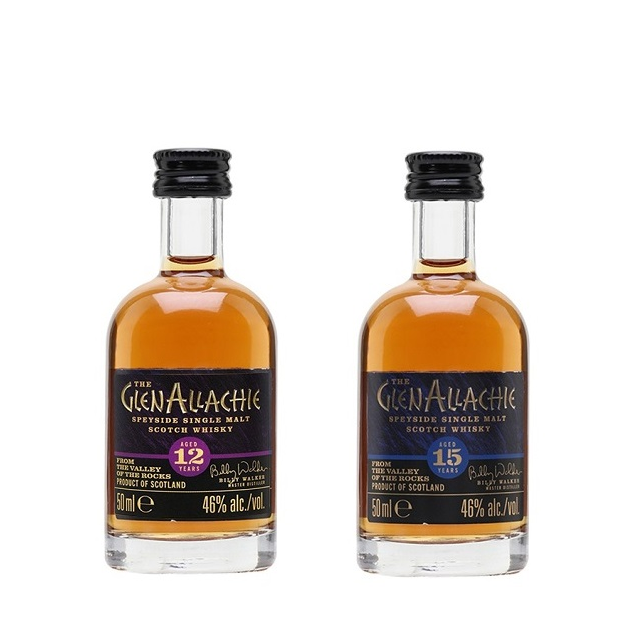 グレンアラヒー12年50㎖×1本 15年×50㎖×1本