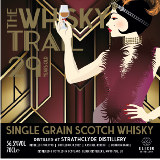 ウィスキートレイル フラッパーズ ストラスクライド1993 29年 バレル 56.5% 700㎖