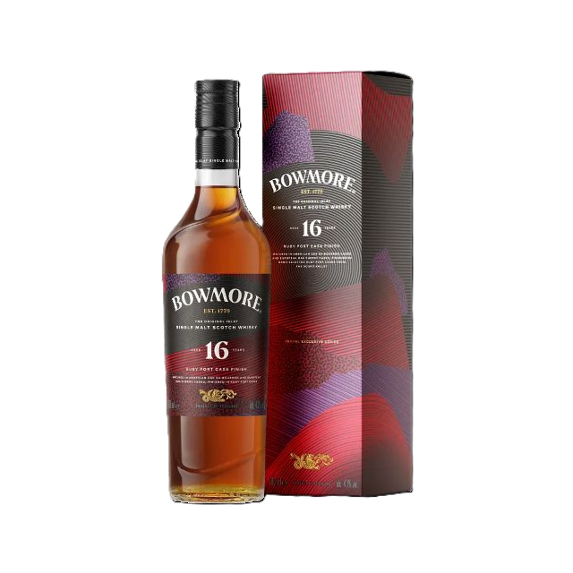 ボウモア16年 ルビーポートカスクフィニッシュ 43% 700㎖