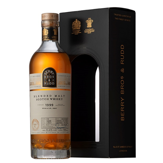 BBR ブレンデッドモルト1999 22年 51.6% 700㎖