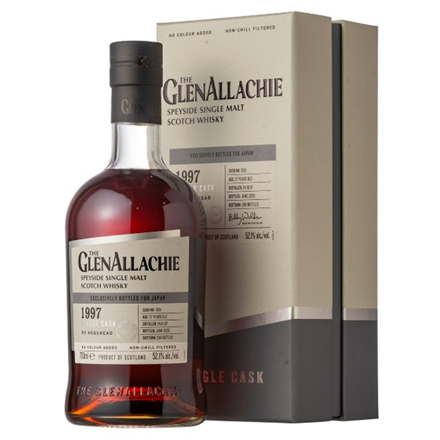 グレンアラヒー1997 27年 PXシェリーホグスヘッド 52.1% 700㎖