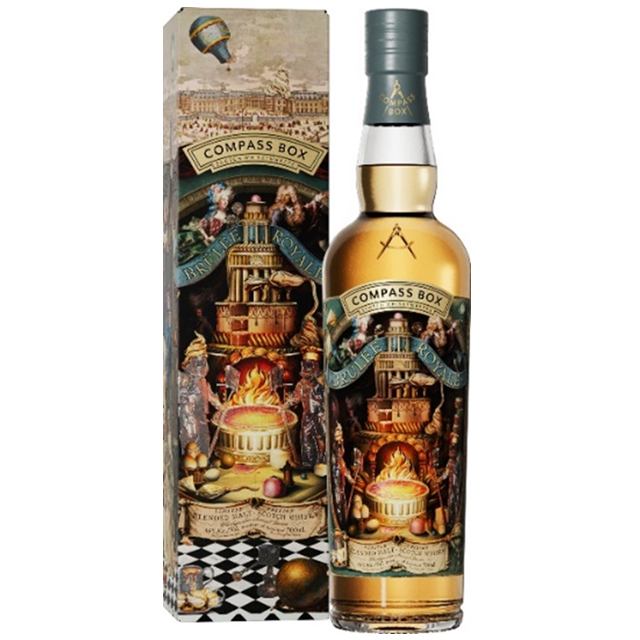 コンパスボックス ブリュレロワイヤル ブレンデットモルト 49% 700㎖