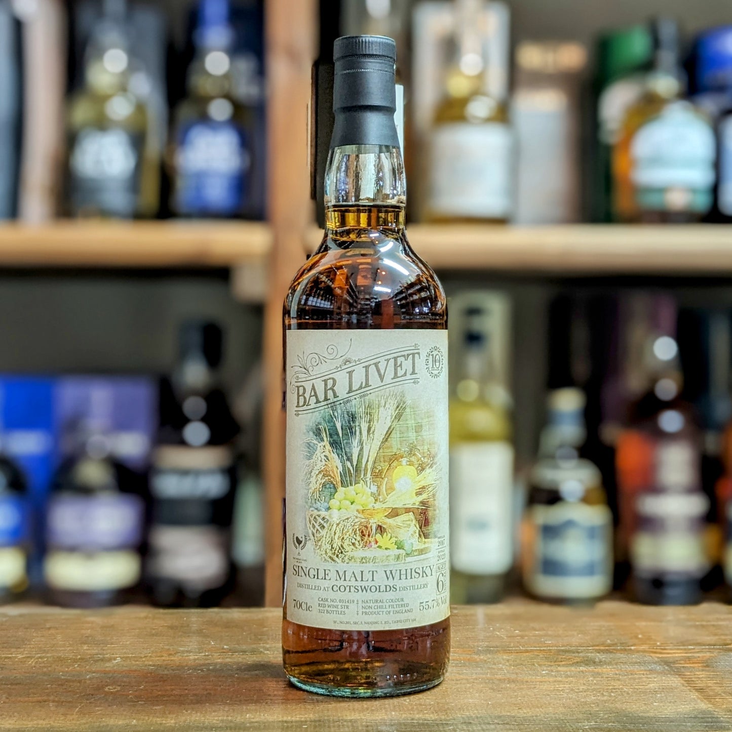 コッツウォルズ シングルモルト 2017 6年 55.7% 700㎖ for Bar LIVET 10th Anniv