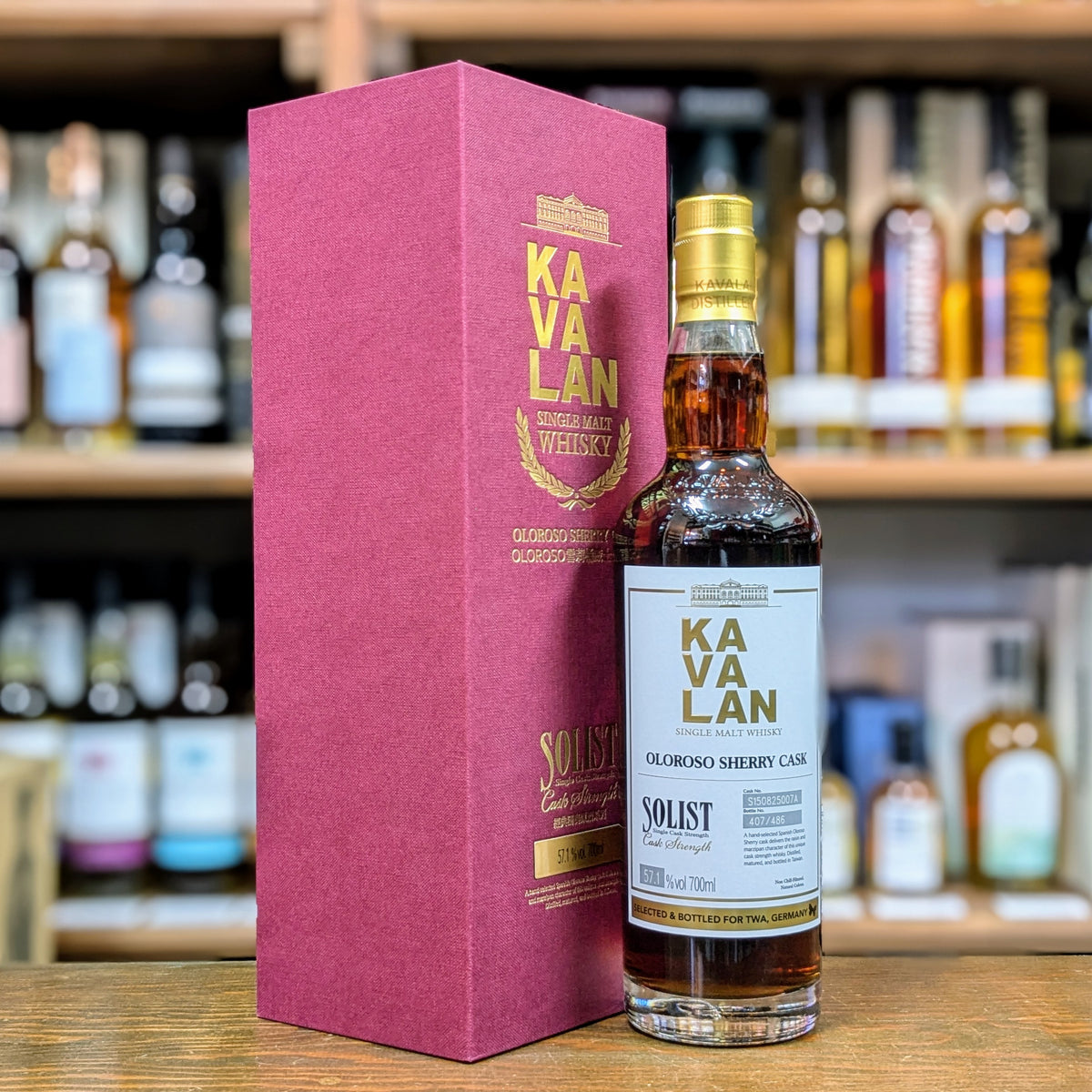 ウイスキー カバラン ソリスト 宜しく オロロソシェリー カスクストレングス [Kavalan Solist Oloroso Sherry] 54%  700ml / 並行 直