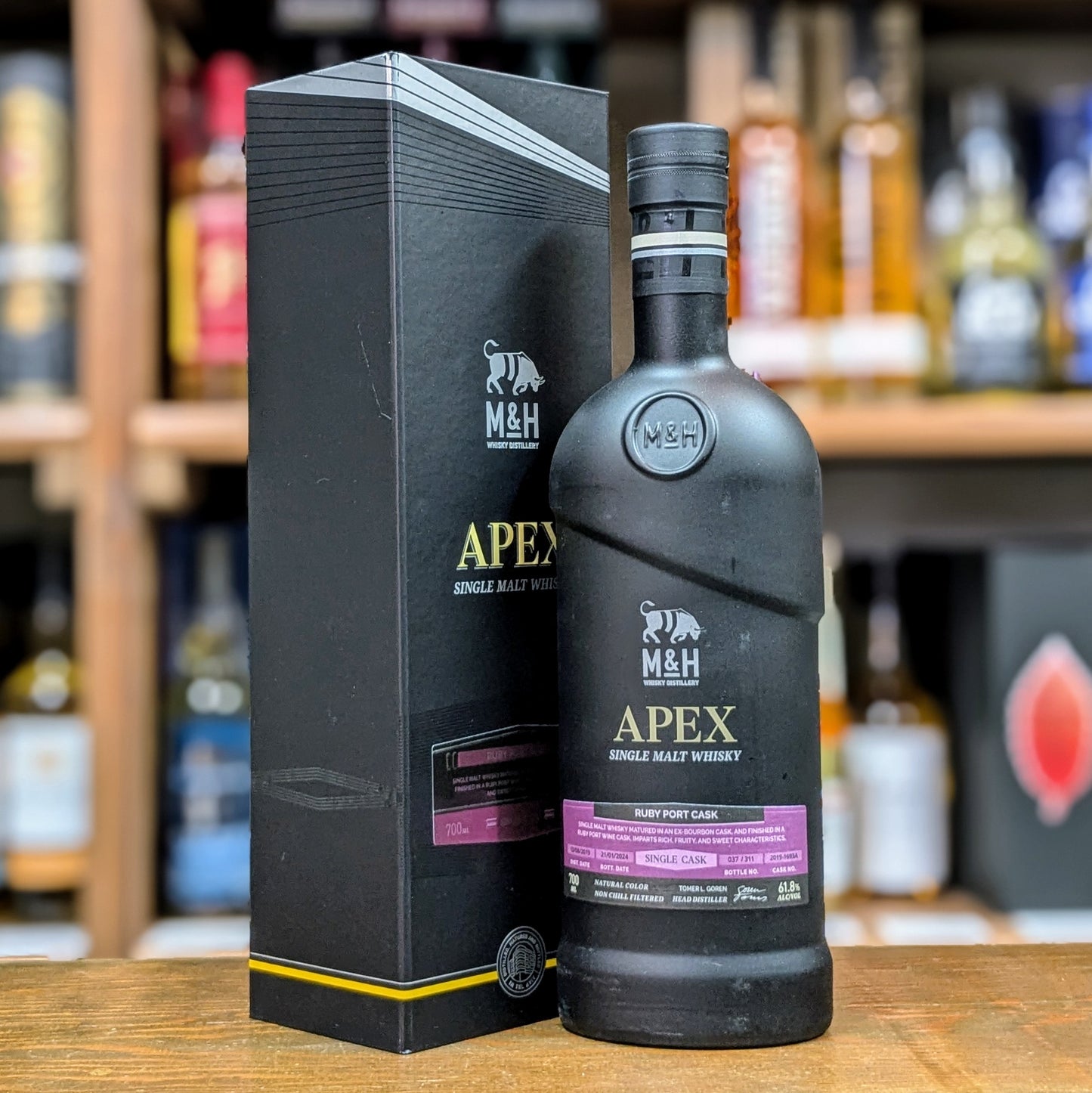 M&H APEX SC ルビーポートカスク 61.8% 700㎖