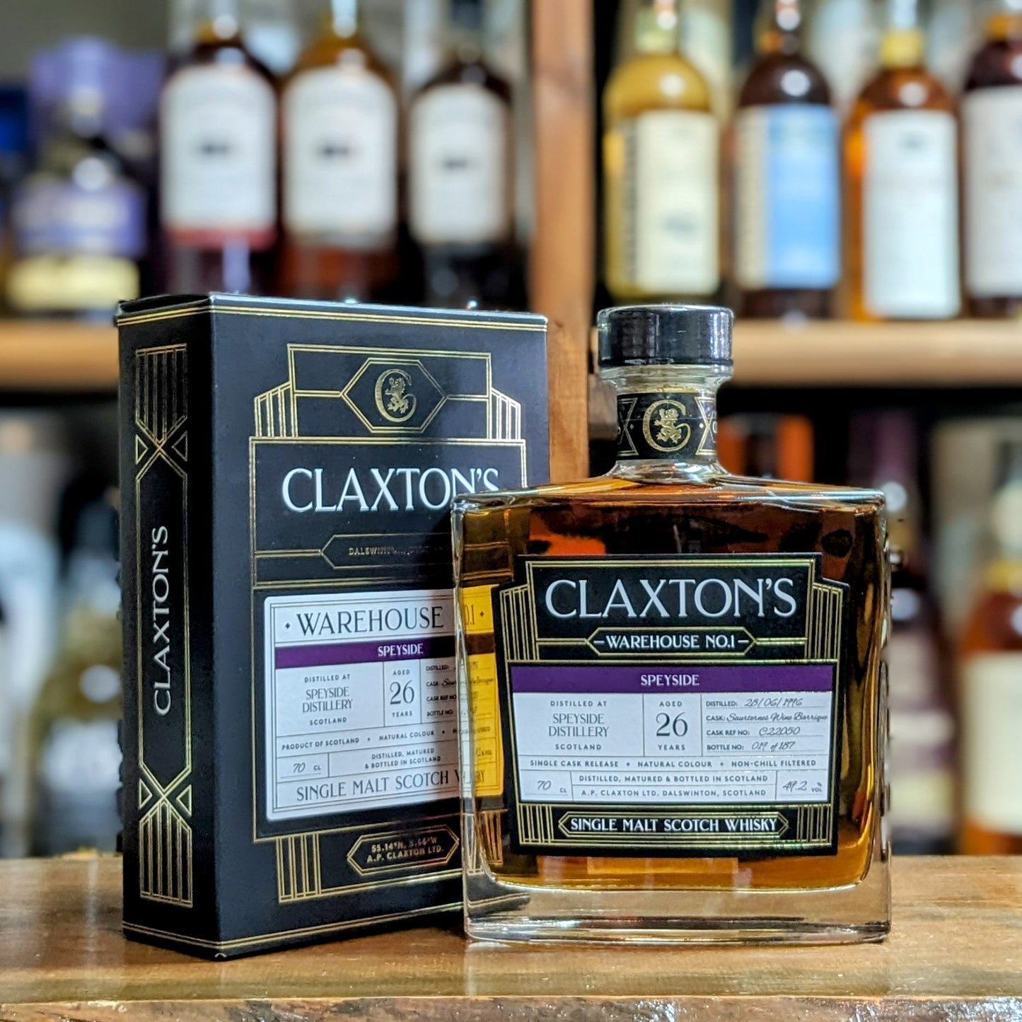 クラクストンズ ウェアハウスNo’1 スペイサイド1996 26年 49.2% 700㎖