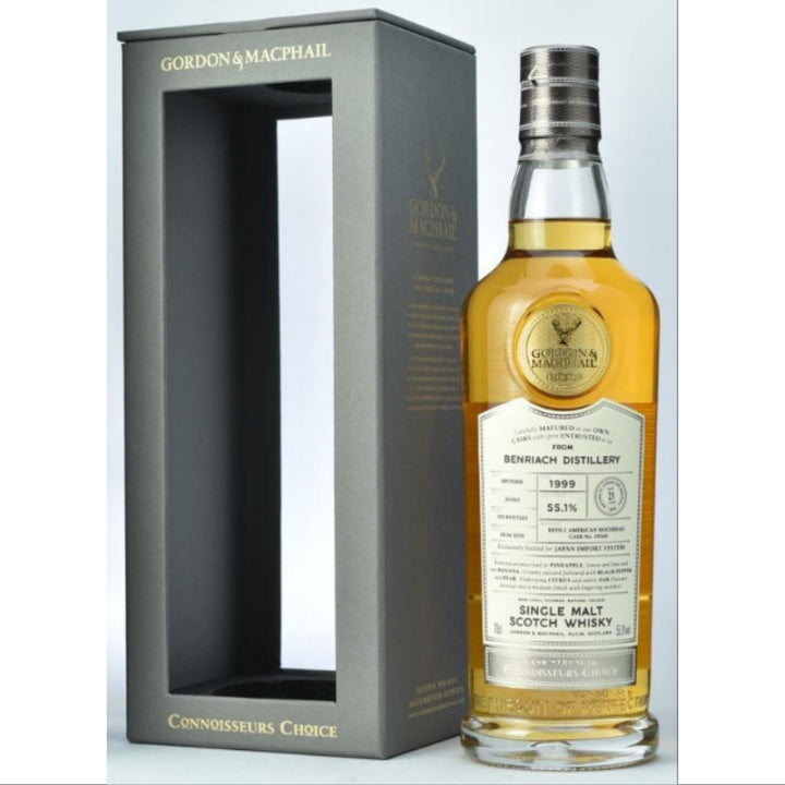 G&M コニサーズチョイス ベンリアック カスクストレングス 1999 21年 55.1%