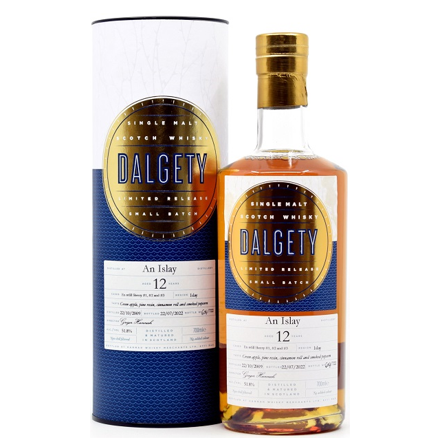 ダルゲティ アイラシングルモルト2009 12年 51.8% 700㎖