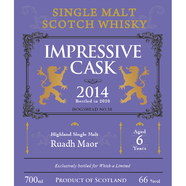 インプレッシブカスク ルーアックモア2014 66% 700㎖