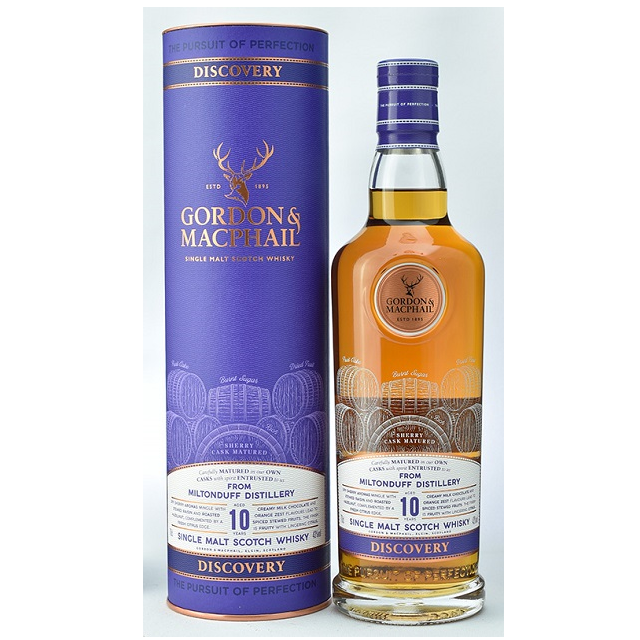 GM ディスカバリーシェリー ミルトンダフ10年 43% 700㎖