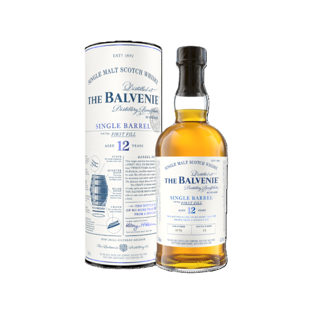 バルヴェニー12年　シングルバレル　ファーストフィル　47.8%　700㎖