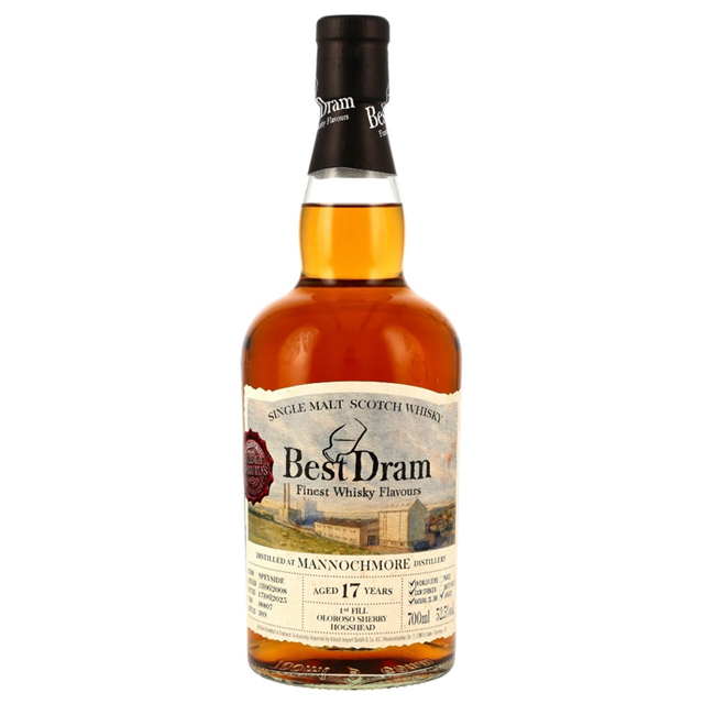 ベストドラム　マノックモア2008　17年　52.5%　700㎖