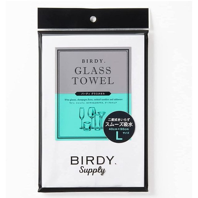 BIRDY　グラスタオル　L