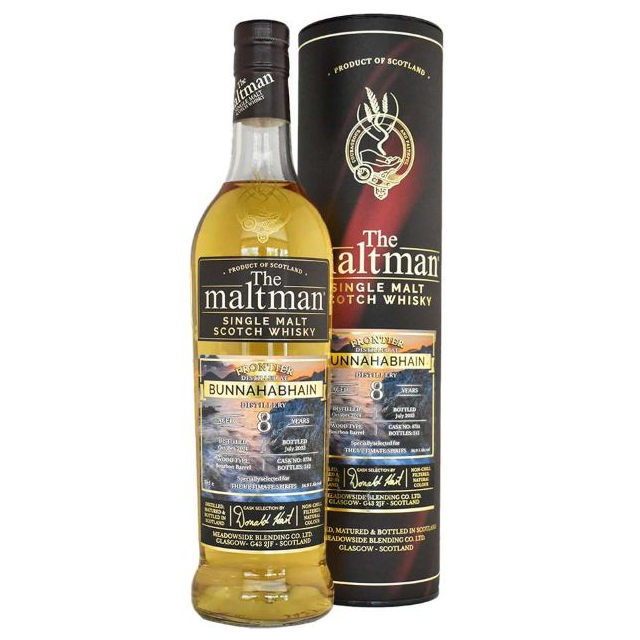 モルトマン　フロンティア　ブナハーブン2014　8年　バーボンバレル　54.9%　700㎖