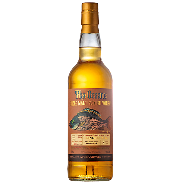 オーシャンズ　マノックモア2017　8年　バーボンバレル 　59.6％　700㎖