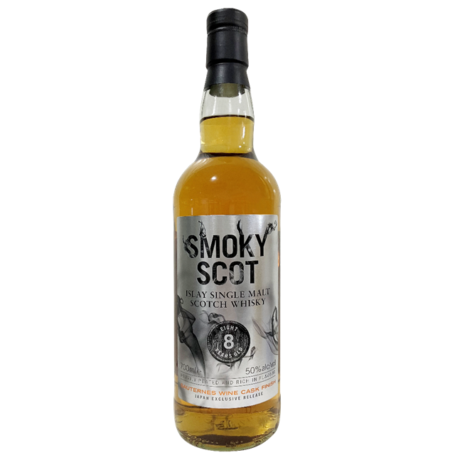スモーキースコット8年　ソーテルヌカスクフィニッシュ　50％　700㎖