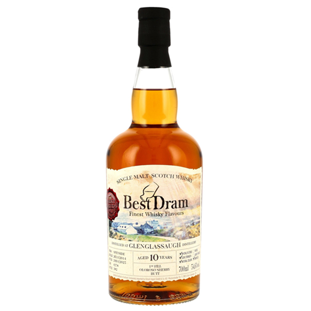 ベストドラム　グレングラッサ2014　10年　54.6%　700㎖