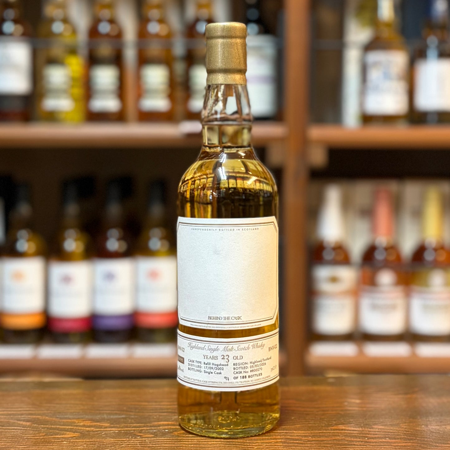 BEHIND THE CASK BNV-02　55.9%　700㎖
