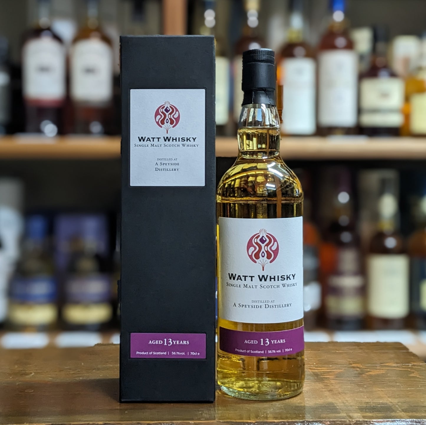 ワットウイスキー　スペイサイド2009　13年　56.1　700㎖