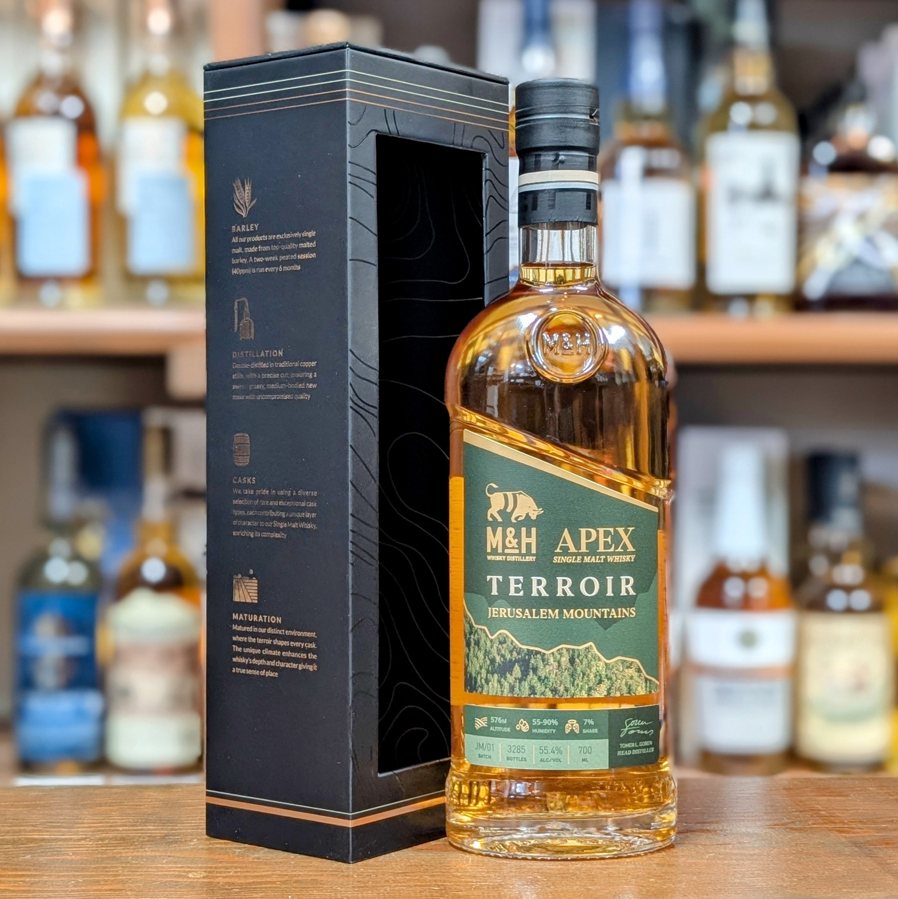 M&H APEX テロワール エルサレム山 55.4% 700㎖ – たまにわ酒店 M&H APEX テロワール エルサレム山 55.4% 700㎖ – たまにわ酒店