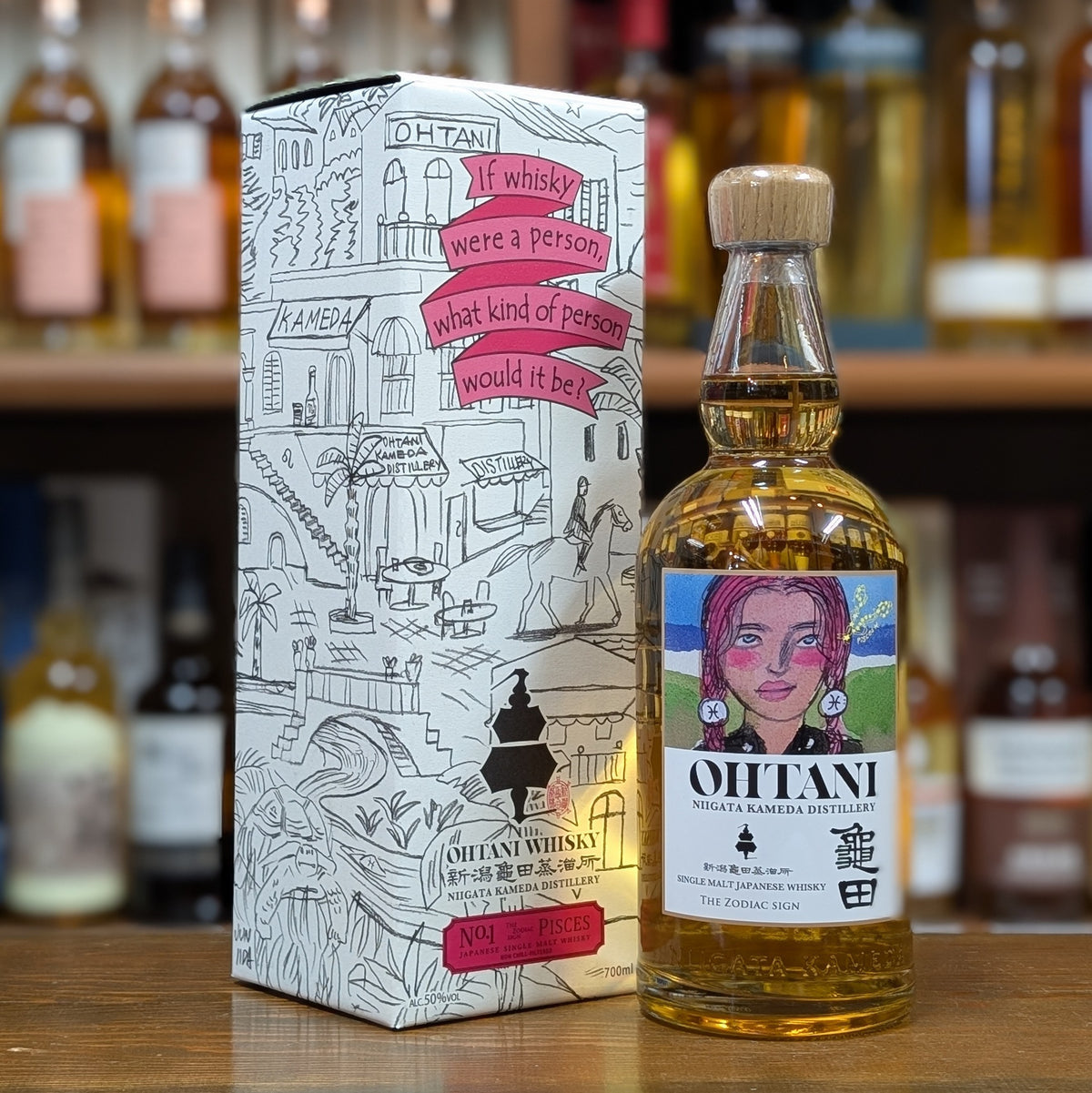 OHTANI WHISKY 新潟亀田 Zodiac Sign Series「Pisces」50% 700 