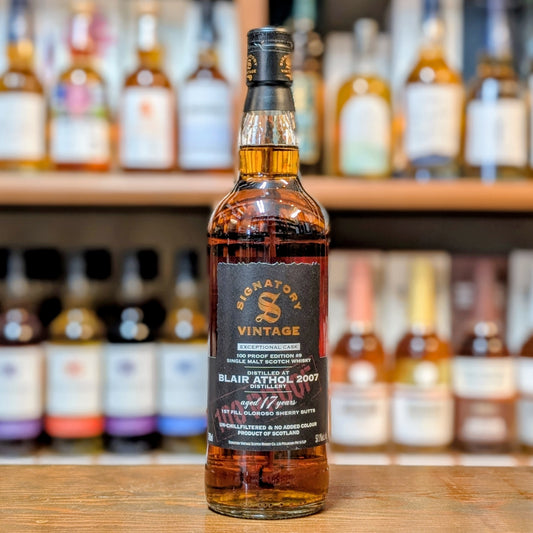 SV　100プルーフシリーズ　エクセプショナルカスク　ブレアソール2007　17年　57.1%　700㎖