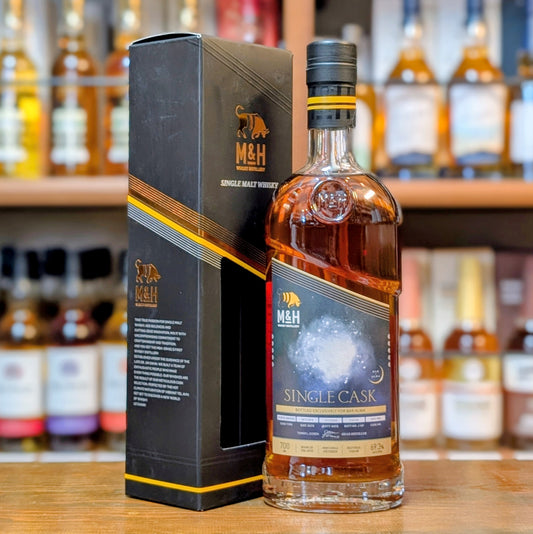 <2月14日発売　ご予約商品>　M&H シングルカスク 2nd Fill STR 2019-2025 for BAR ALMA　69.3%　700㎖