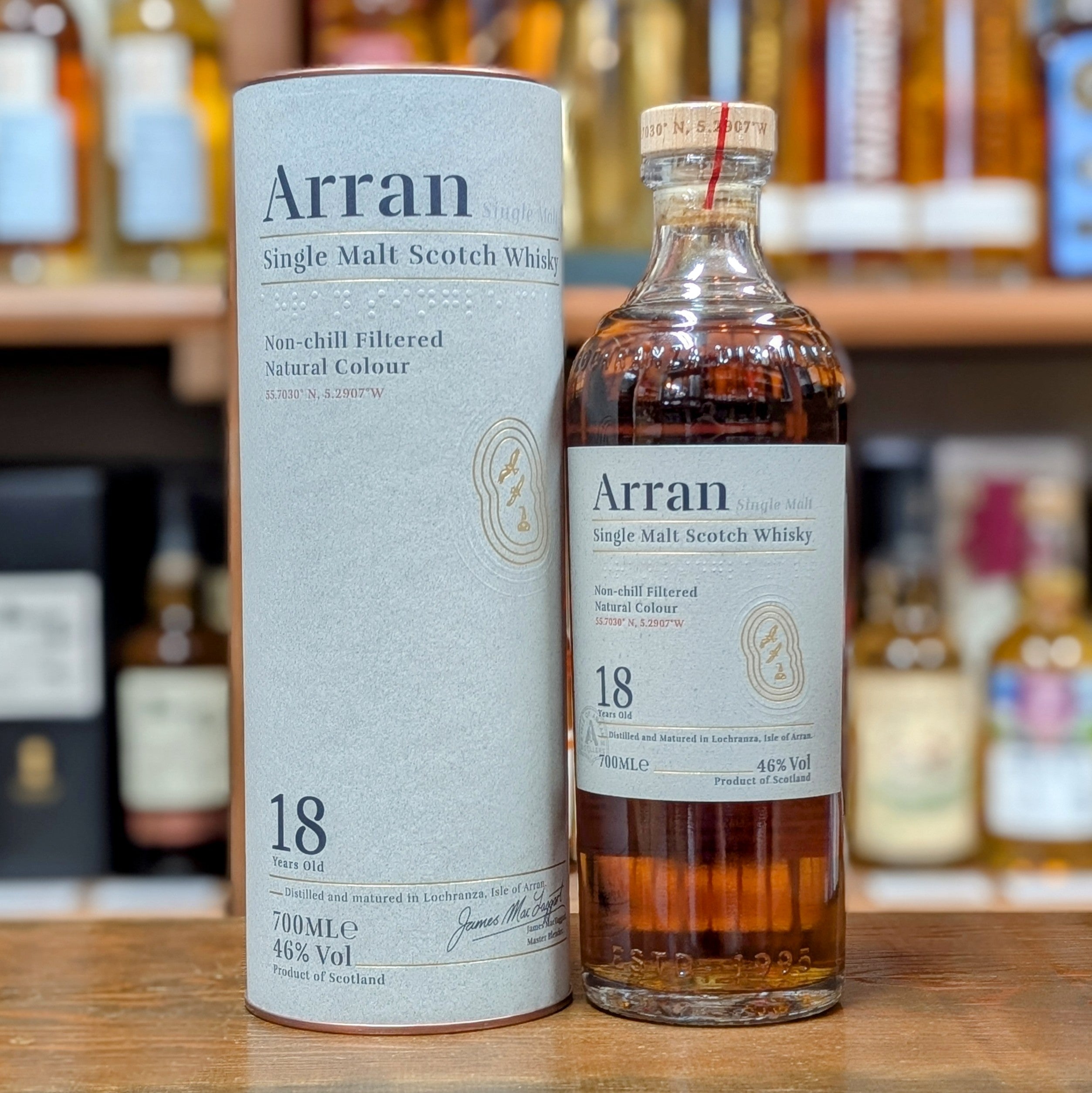 アラン18年 旧ボトル 冊子付き 700ml 46％ ウィスク・イー