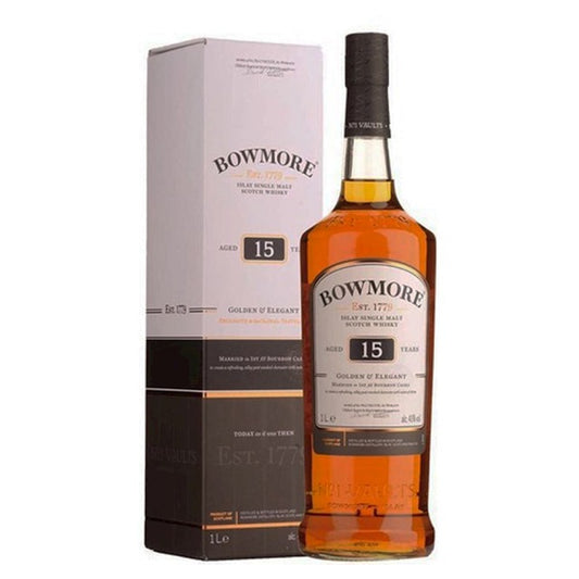 ボウモア15年　ゴールデン＆エレガント　43％　1000㎖