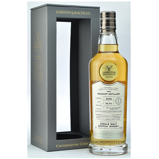G&M　コニサーズチョイス　マクダフ2009　12年　カスクストレングス　58.3％　700㎖