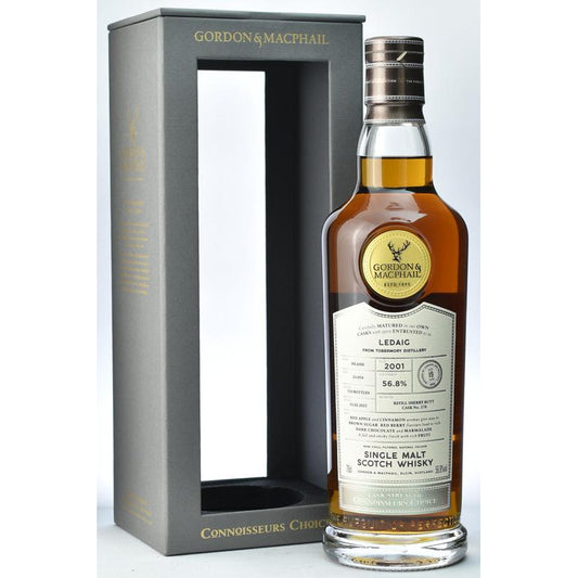 G＆M コニサーズチョイスチョイス レダイグ カスクストレングス 2001 19年 56.8%  700㎖